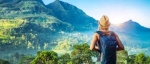 Traveler girl in Sri Lanka